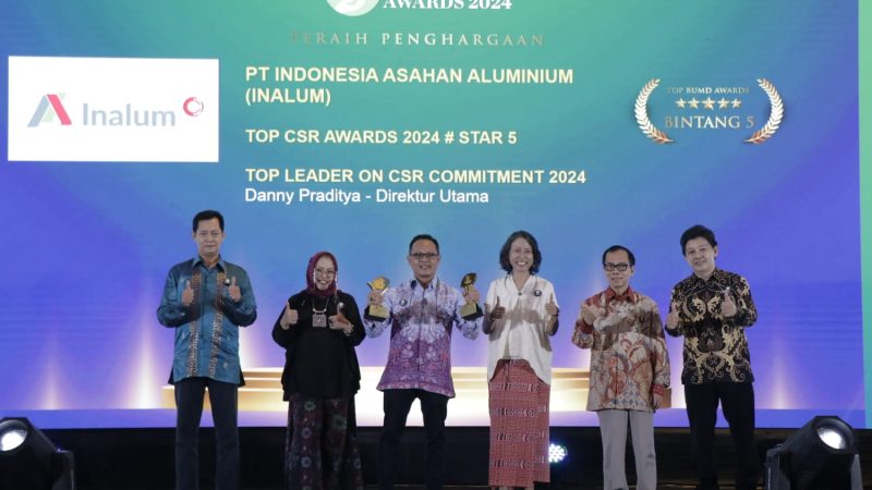 INALUM Kembali Raih Dua Penghargaan CSR Dalam TopCSR Award 2024