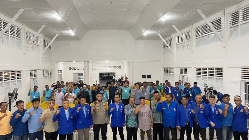 Kapolres Tanjung Balai Hadiri Muscab DPC HNSI, Sampaikan Dukung Kerja Pemerintah