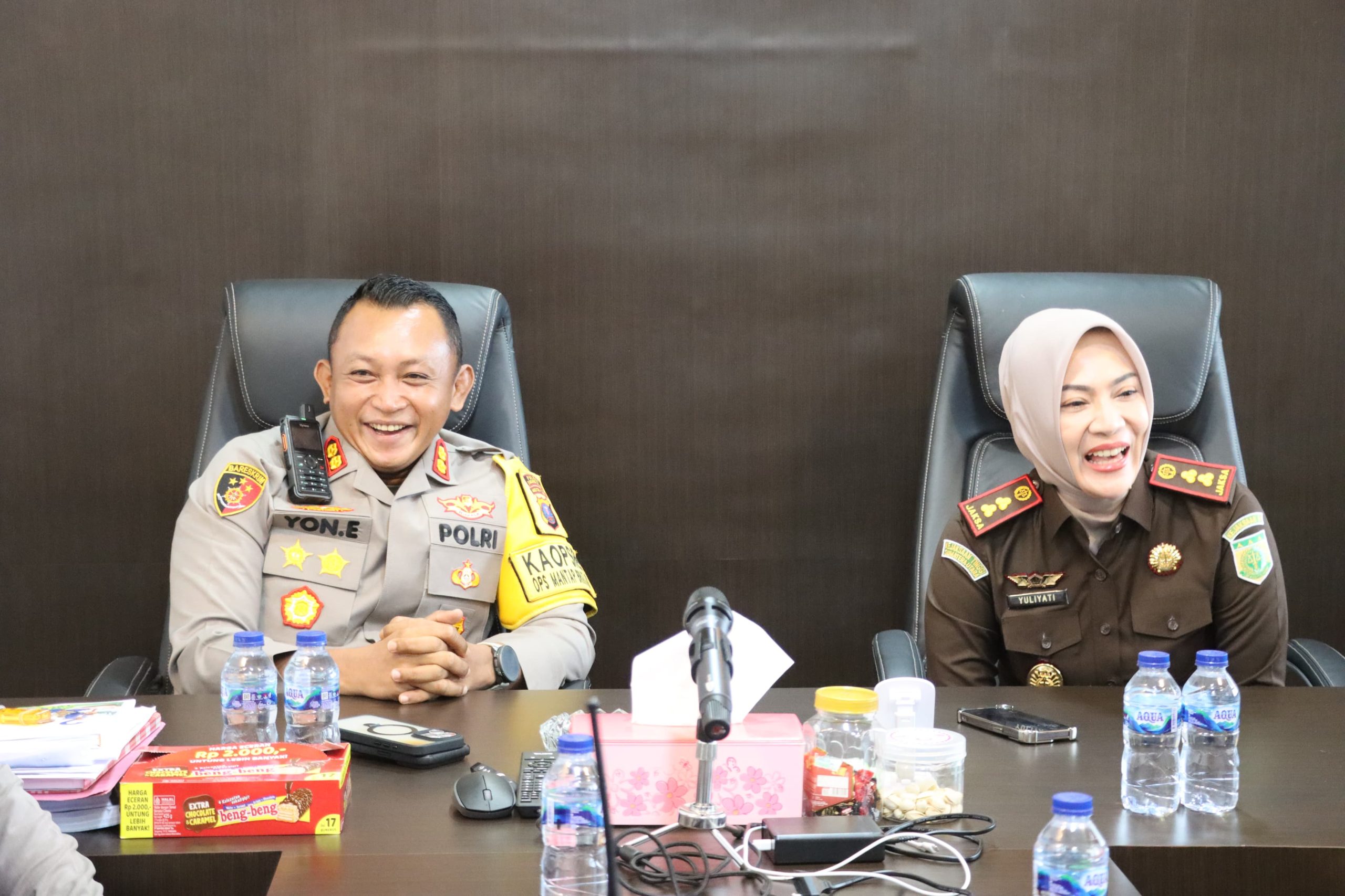 Kajari TBA Yuliati Ningsih,SH. MH Yang baru Kunjungi Kapolres Tanjungbalai