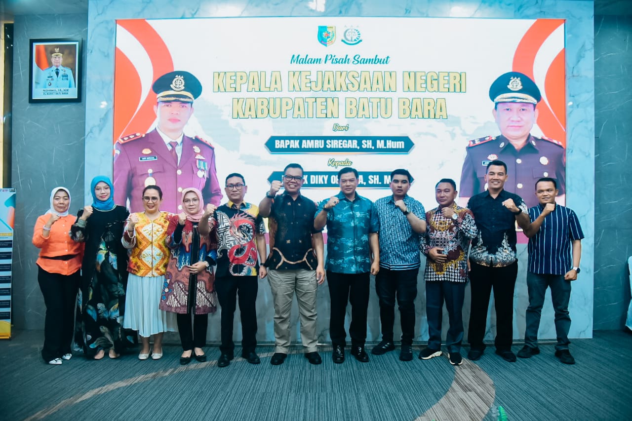 Pj. Bupati Nizhamul Gelar Pisah Sambut Kajari Batu Bara
