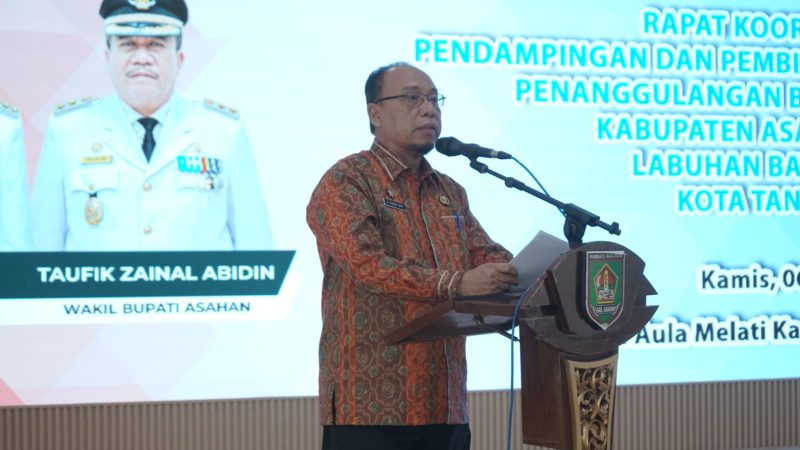 Sekda Kabupaten Asahan Buka Rakornis Pendampingan dan Pembinaan TRC Penanggulangan Bencana Multi Sektor