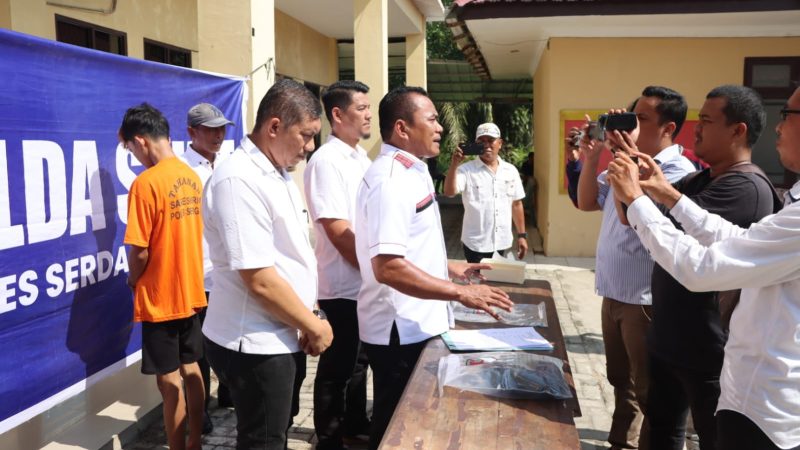 Sat Reskrim Polres Sergai Ungkap Kasus Pencurian di ATM