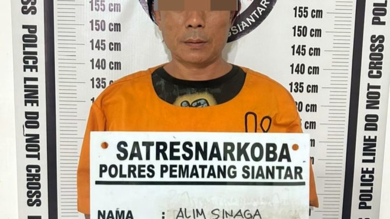 Bawa Sabu Di Depan Penginapan Binnaling,Polres Pematangsiantar Tangkap Residivis