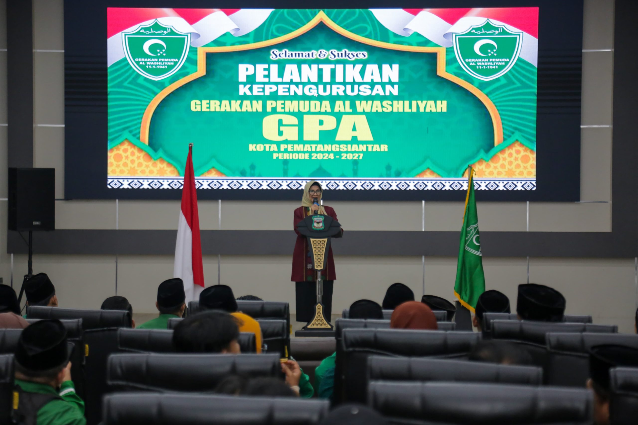 Wali Kota dr Susanti Dewayani, SpA Hadiri Pelantikan Kepengurusan GPA Kota Pematangsiantar Periode 2024-2027