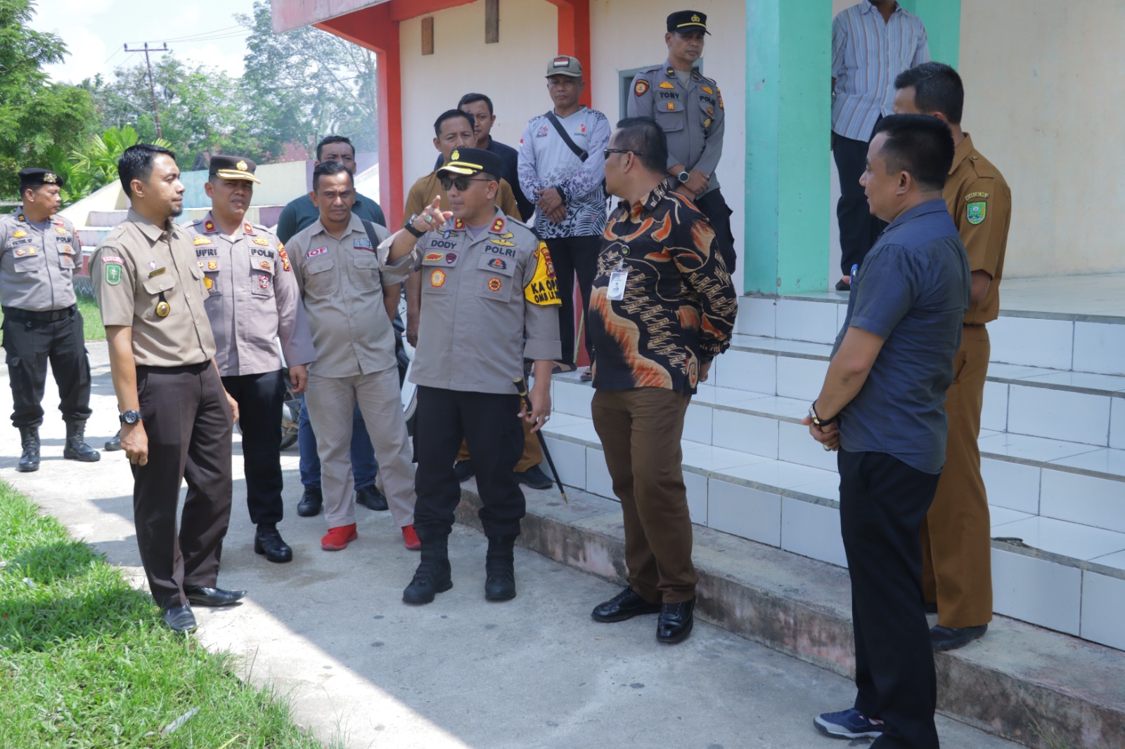 Kapolres Inhu Pantau Lokasi PSU di Sei Lala