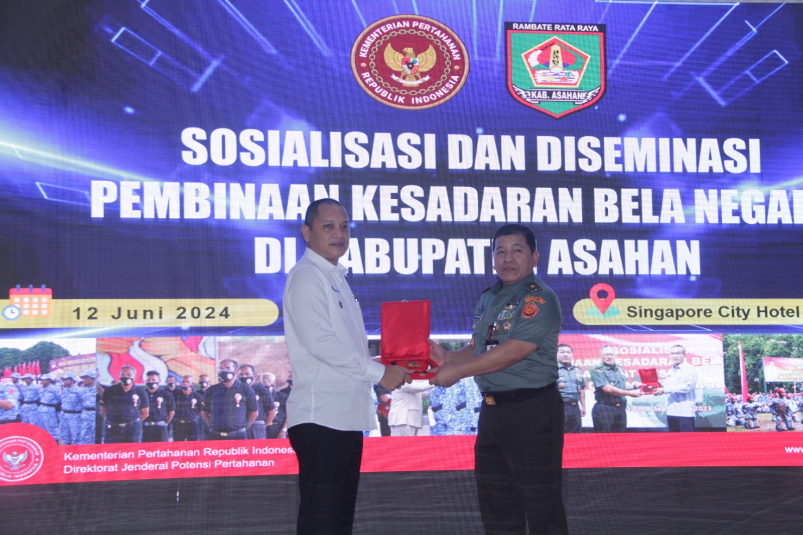 Bupati Asahan Hadiri Sosialisai dan Diseminasi Pembinaan Kesadaran Bela Negara