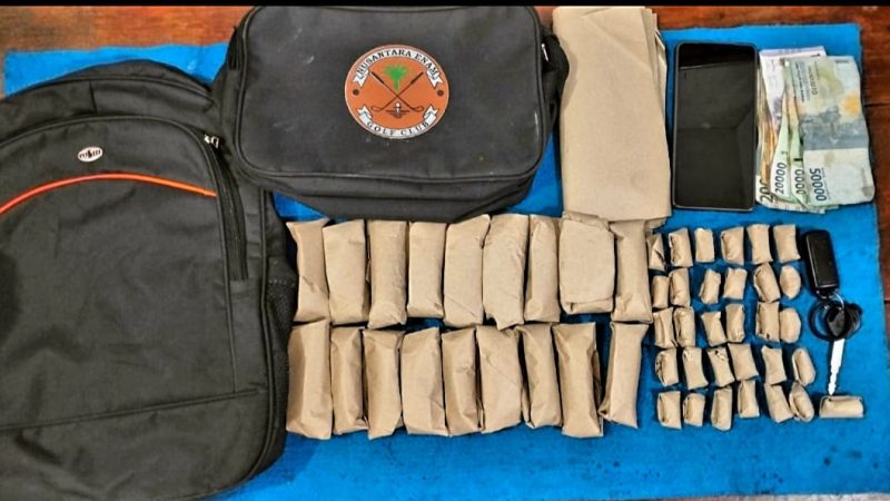 Polres Pematangsiantar Tangkap Pengedar Ganja di Jalan Bola Kaki