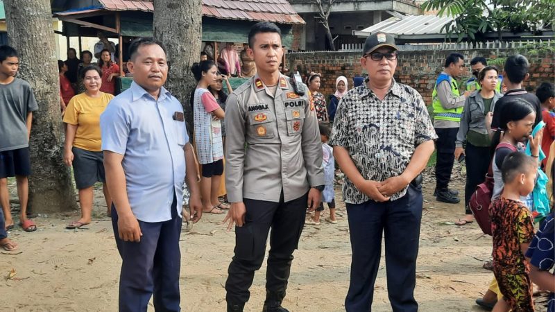Kapolsek Kertapati Gerak Cepat Datangi TKP Kebakaran Di Mataram Ujung