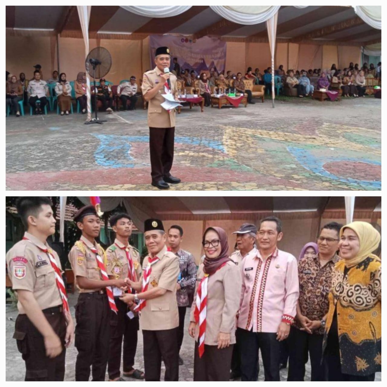 Wabup Ardani Menutup Dan Menyerahkan Hadiah Panca Lomba Prasmantra 2024