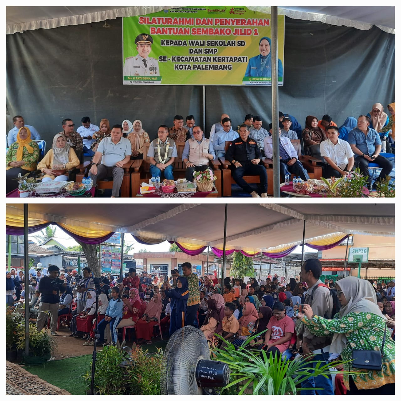 DPC GRIB JAYA Plg Tampil Eksis Dalam Kegiatan Ratu Dewa Peduli Di Kecamatan Kertapati