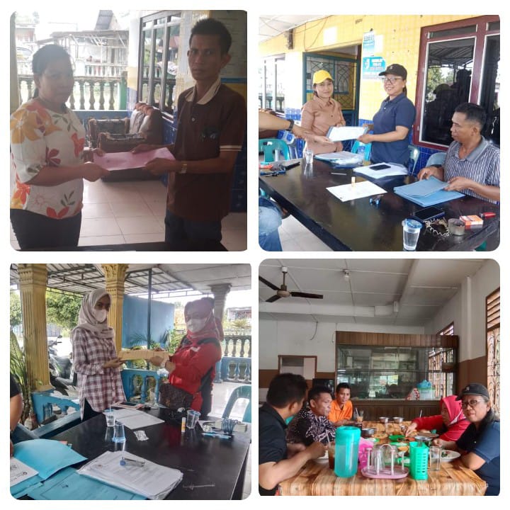 Hari Pertama Penerimaan Pendaftaran Calon Pantarlih, PPS Desa Pematang Panjang di Monitoring Ketua PPK Air Putih