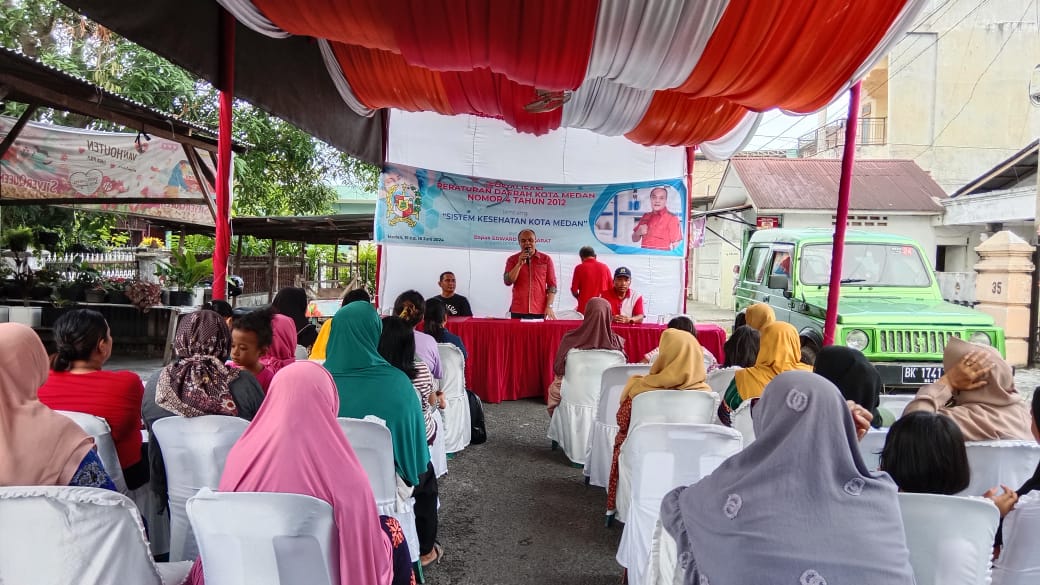 Sosper Tentang Sistem Kesehatan Kota Medan, Edward Ingatkan Masyarakat Hindari Narkoba dan Judi Online