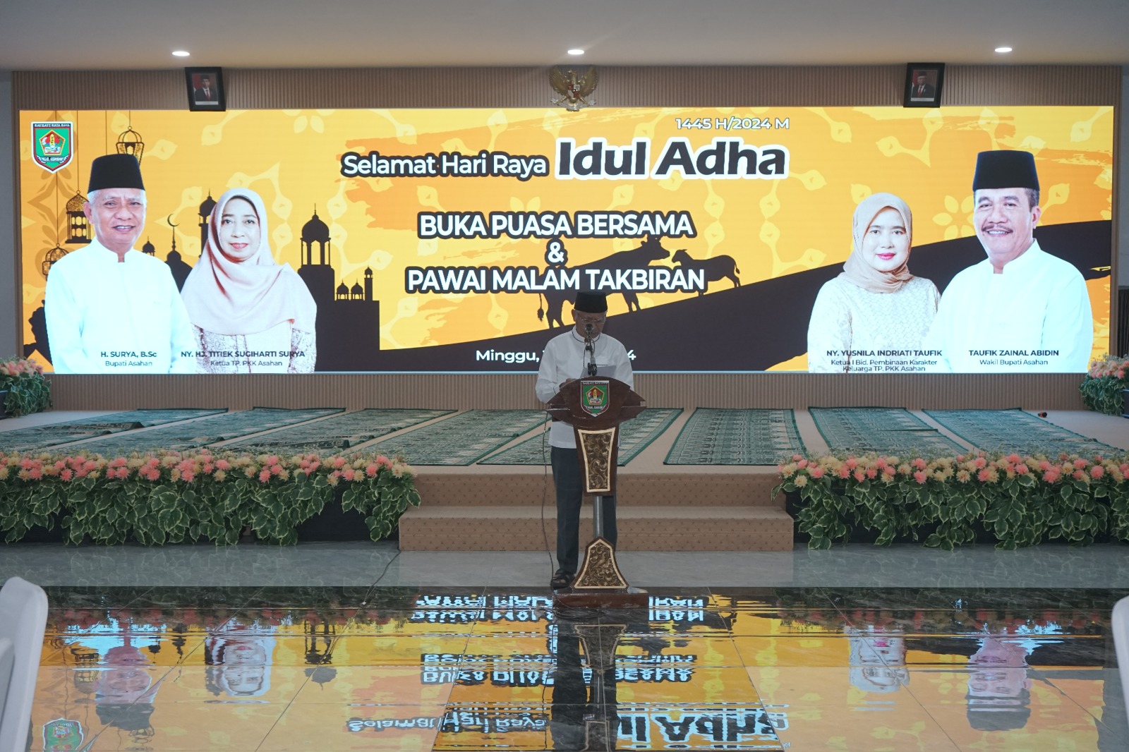 Pemerintah Kabupaten Asahan Buka Puasa Bersama Serta Gelar Pawai Takbir Menyambut Hari Raya Idul Adha 1445 Hijriah