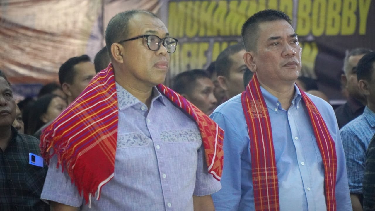 Pj Bupati Langkat Faisal Hasrimy Hadiri Pembukaan PORSENI 2024 Di Sambut Ribuan Permata GBKP Klasis Kuala Langkat