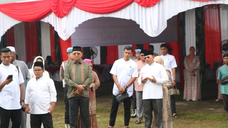 Polda Sumbar Berkurban 154 Sapi dan 19 Kambing, Kapolda serahkan 1 Ekor untuk PWI Sumbar