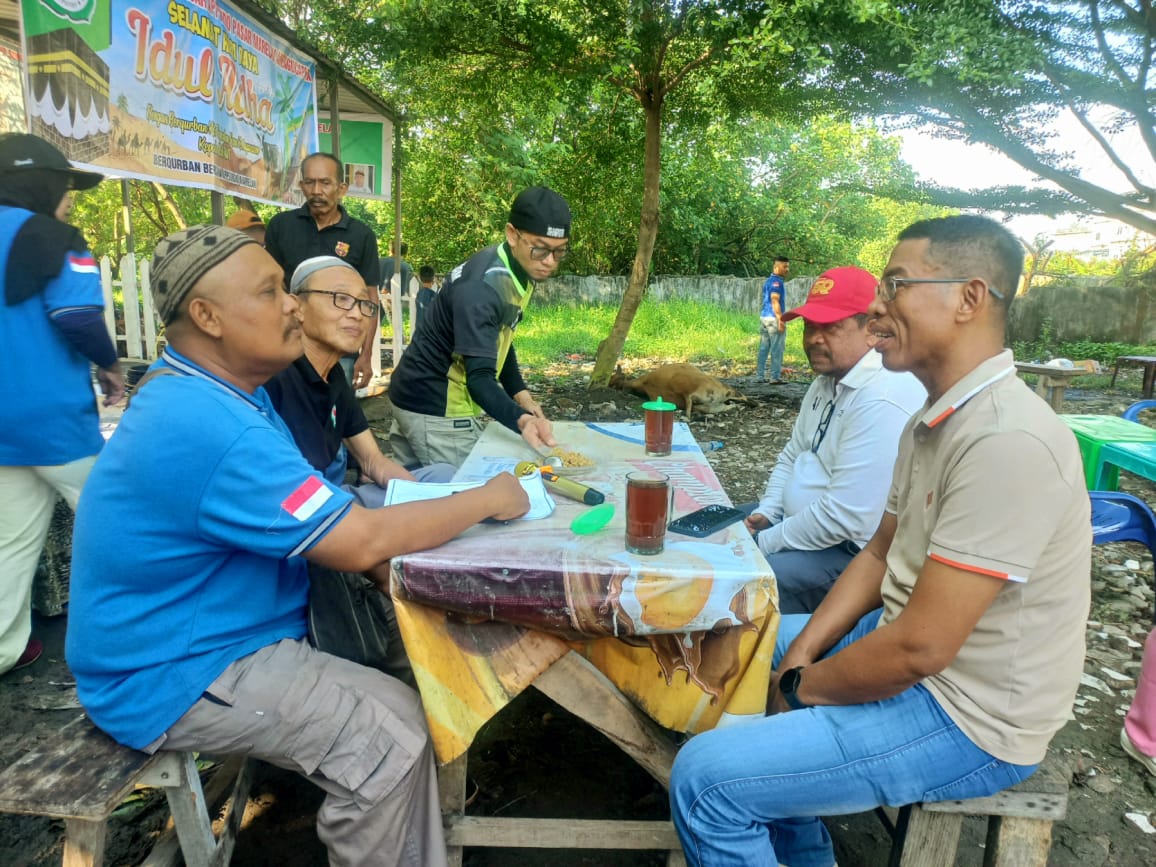 Pedagang Marelan Gelar Qurban, Dirut: Semoga Mempererat Kolaborasi, Meningkatkan Semangat Berbagi