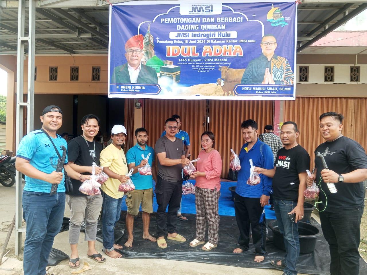 Idul Adha, JMSI Inhu Sembelih Hewan Qurban 