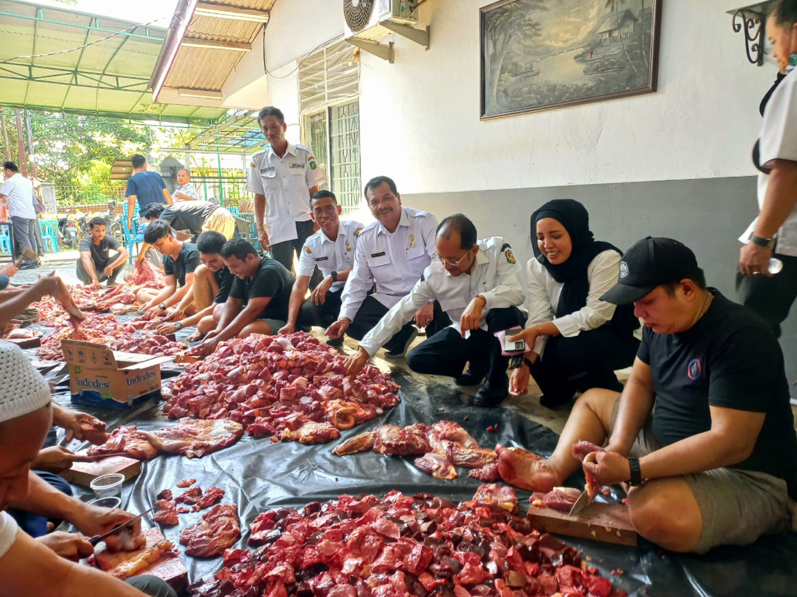Iduladha Tahun 2024, PUD Pasar Medan Sembelih 11 Ekor Sapi dan 2 Ekor Kambing