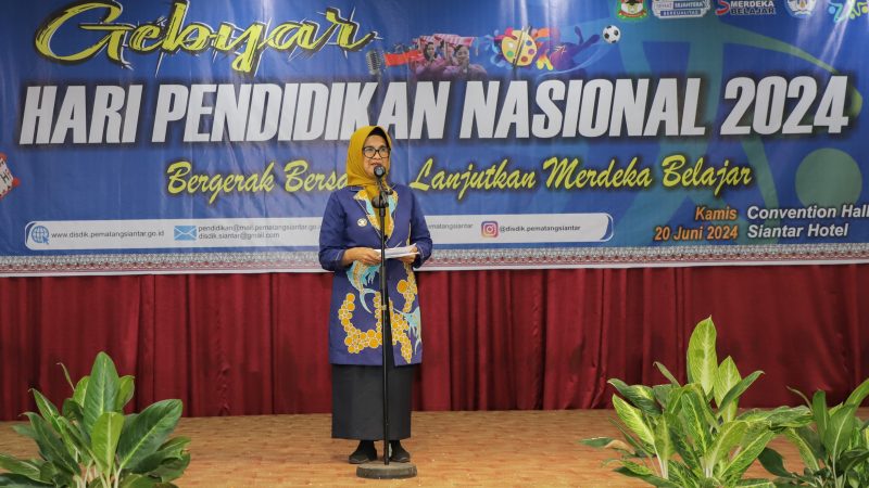 Wali Kota dr Susanti Dewayani Hadiri Acara Puncak Gebyar Hari Pendidikan Nasional Kota Pematangsiantar 2024