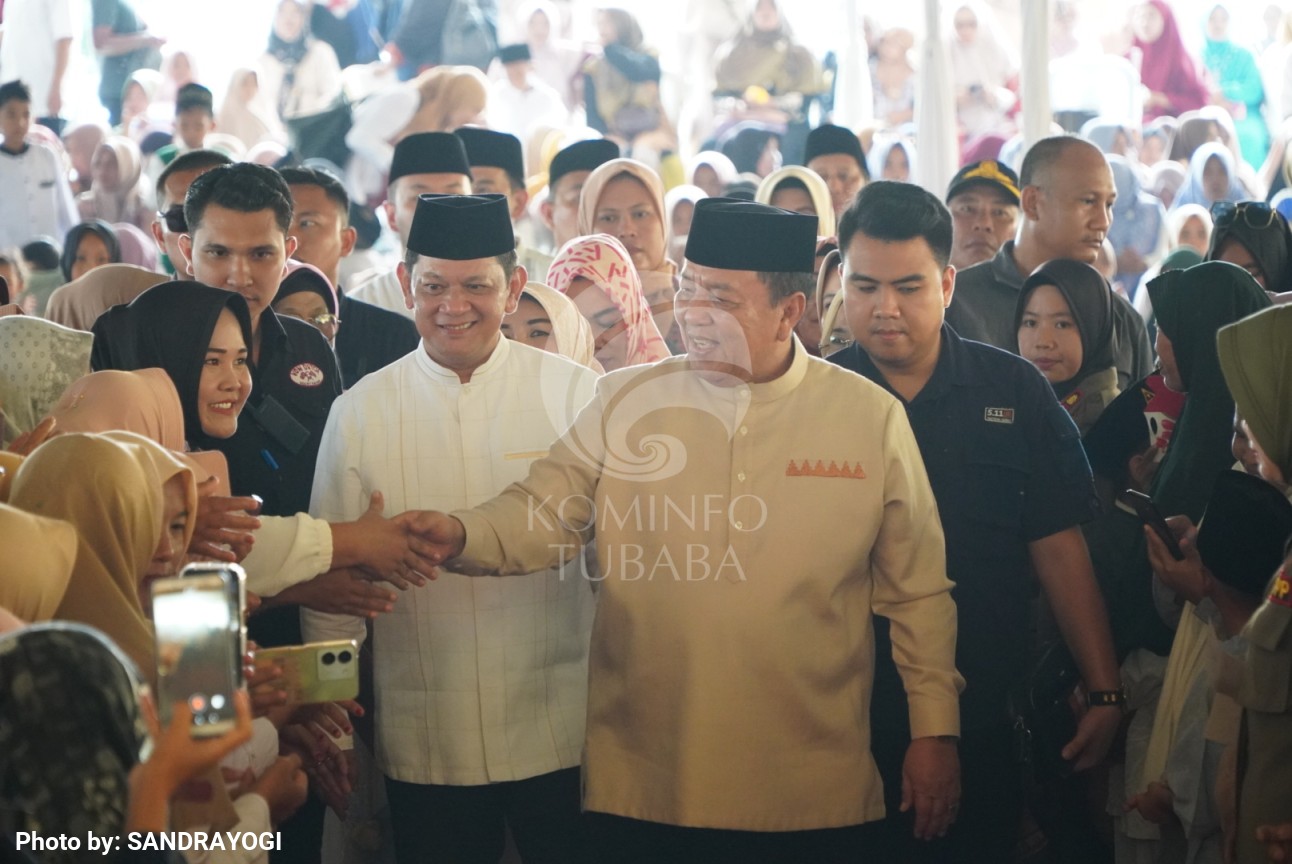 Gubernur Lampung Arinal Djunaidi Hadiri Pengajian Akbar Di Kabupaten Tubaba
