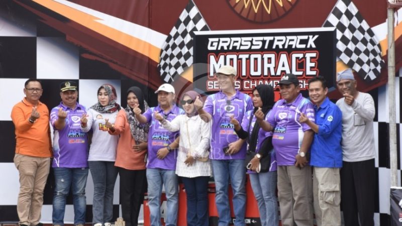 Novriwan Jaya Resmikan Sirkuit Motorcross Taman Sakti Jaya