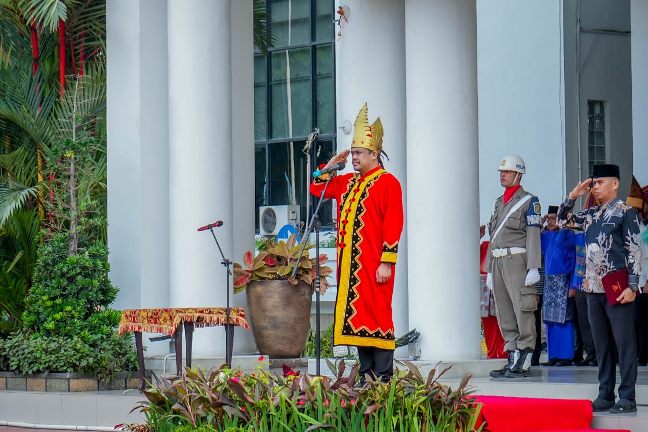 Pimpin Upacara Hari Lahir Pancasila, Bobby Nasution Ajak Masyarakat Manfaatkan Teknologi Komunikasi Aktualisasikan Nilai-nilai Pancasila