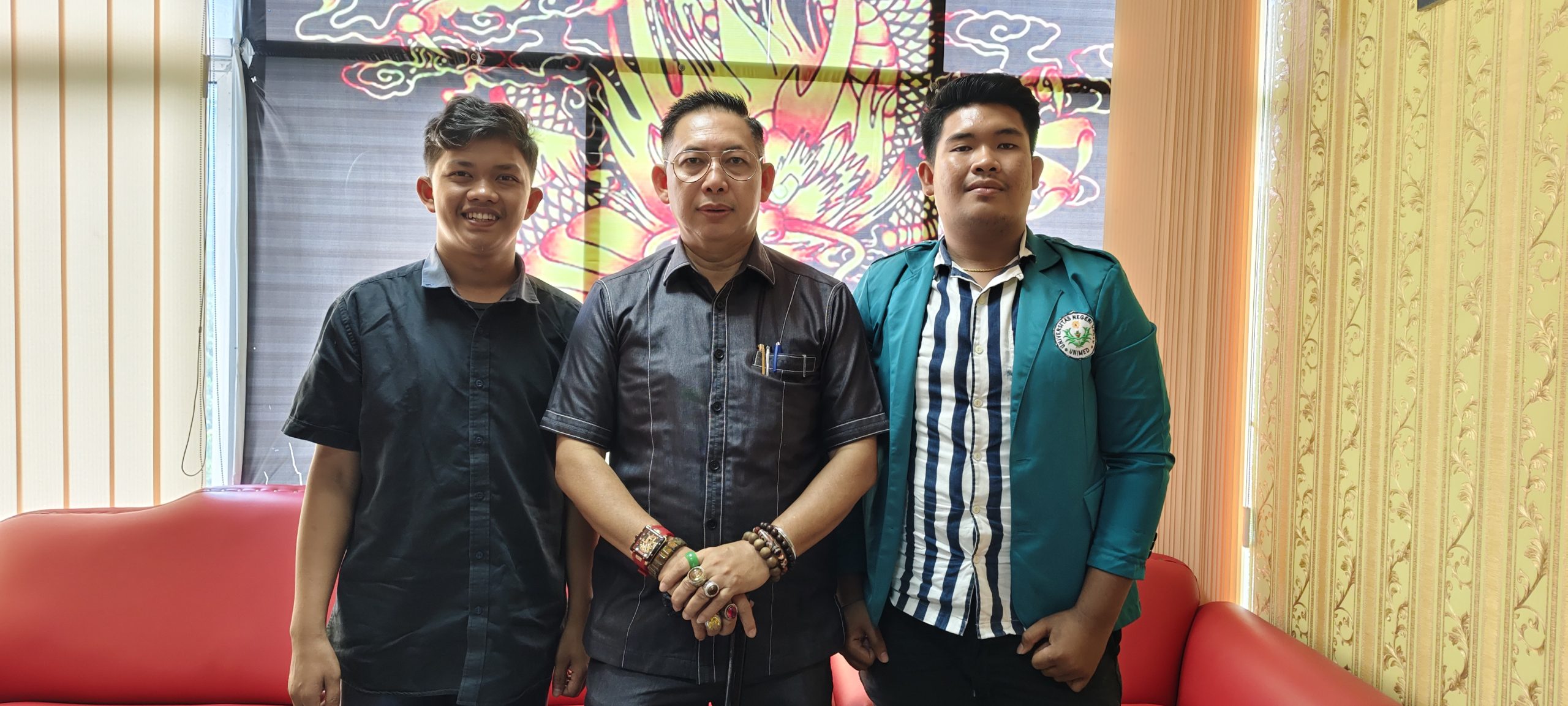 Wong Chun Sen Terima Audensi Mahasiswa tergabung di PMKRI Kota Medan