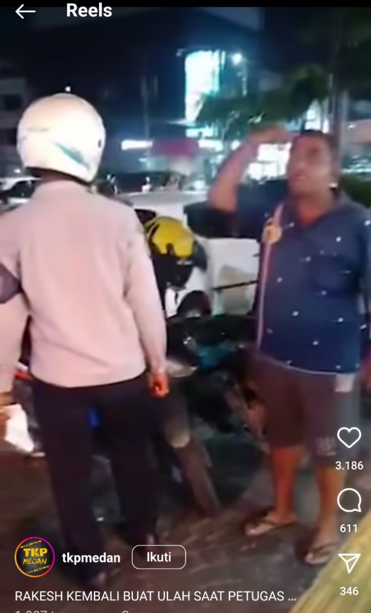 Rekesh Kembali Viral, Marahi Oknum Dishub Medan, Sebut tidak Takut Sama Kadishub, Kenapa ya…