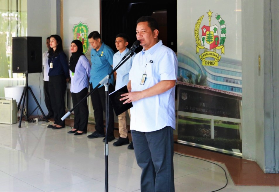Sekretariat DPRD Kota Medan melaksanakan Apel Bersama setelah Libur Hari Raya Idul Fitri 1445 Hijriah dan Cuti Bersama