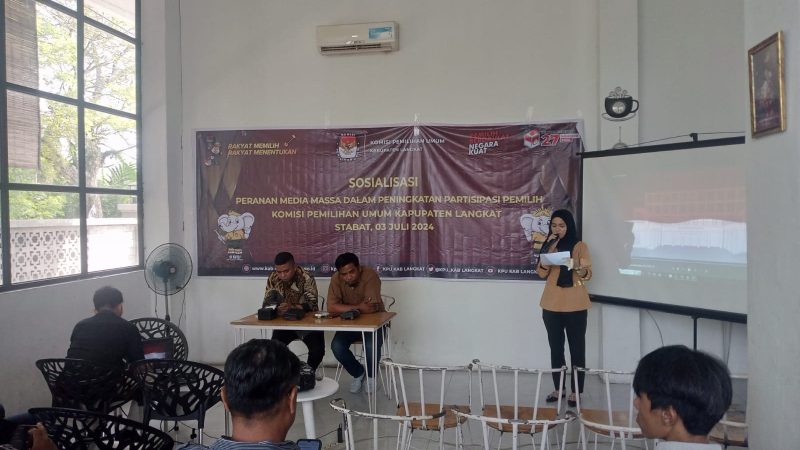 Komisi Pemilihan Umum (KPU) Kab.Langkat Gelar Kopi Morning Dengan Insan Pers