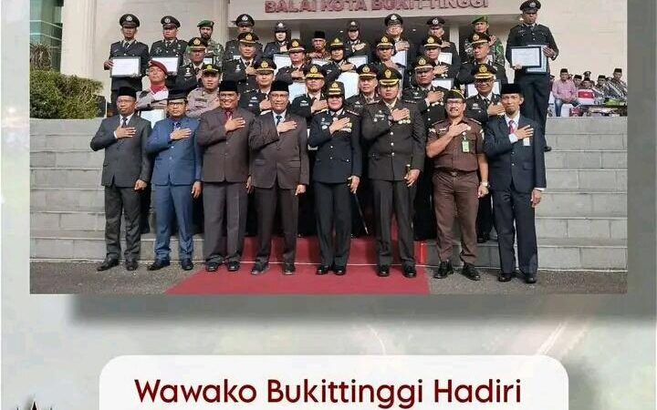 Wawako Hadiri Upacara Peringatan HUT Bhayangkara Ke 78