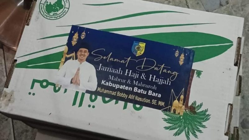 Bingkisan Untuk Jamaah Haji Batubara Bergambar Bobby Nasution, Pj. Bupati Batubara Jangan ‘Cawe-cawe