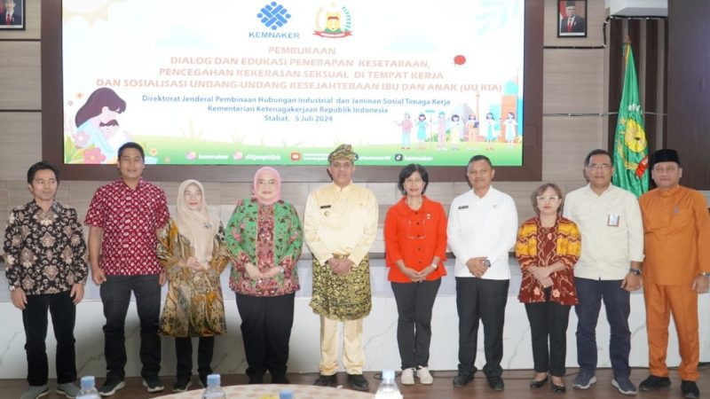 Pj. Bupati Langkat hadiri Dialog Edukasi Penerapan Kesetaraan Pencegahan Kekerasan Seksual Di Tempat Kerja