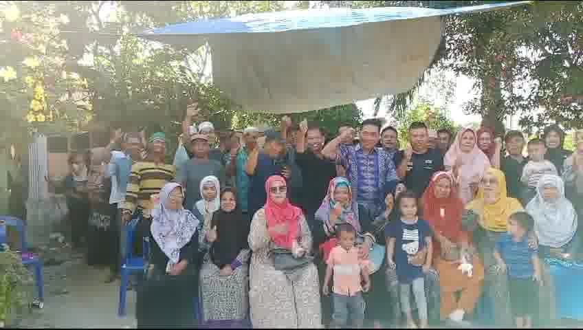 Lolom Suwondo, menyapa Masyarakat Desa Payagambar Kec. Batang Kuis