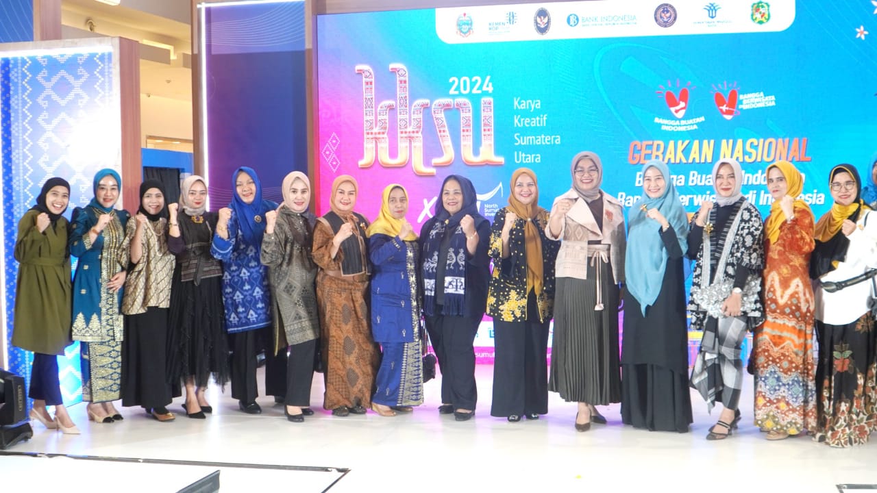 Ny. Uke Faisal Hasrimy Pj. Ketua PKK Langkat, ikut Ramaikan Karya Kreatif Sumatera Utara di Delipark