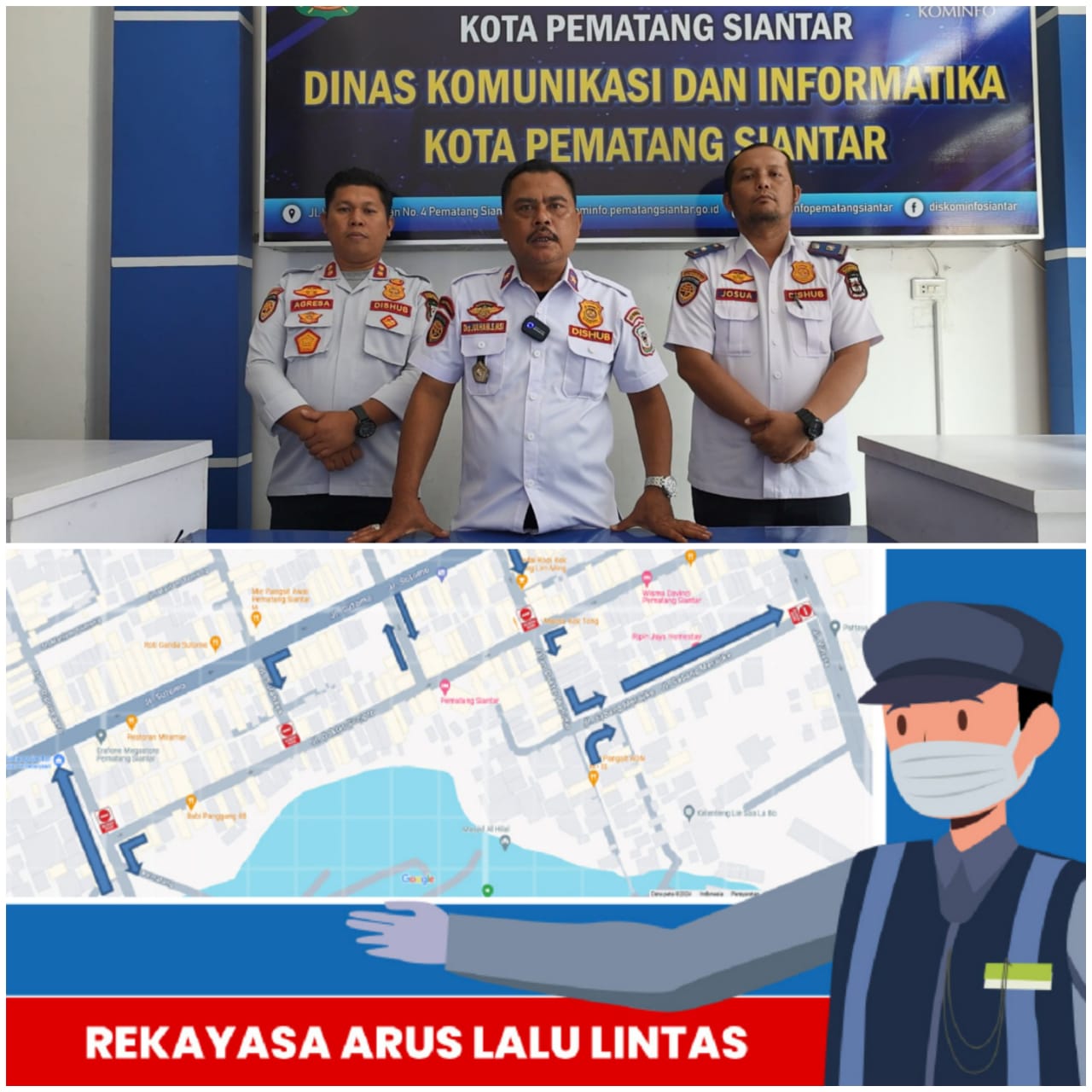 Pemko Pematangsianțar Melalui Dinas Perhubungan (Dishub) Segera Mengubah Arah Tiga Jalan Utama di Pusat Kota