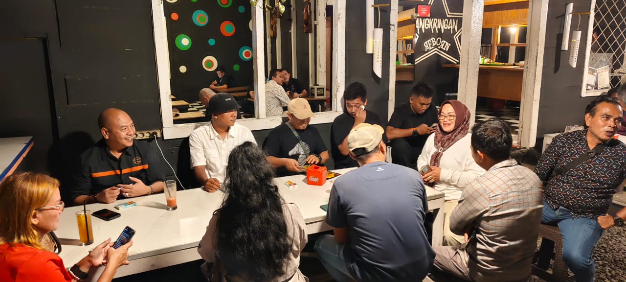 Balon Gubsu Nikson Nababan Diskusi Bahas Pembangunan Sumut Dengan Pengurus SMSI Padangsidempuan