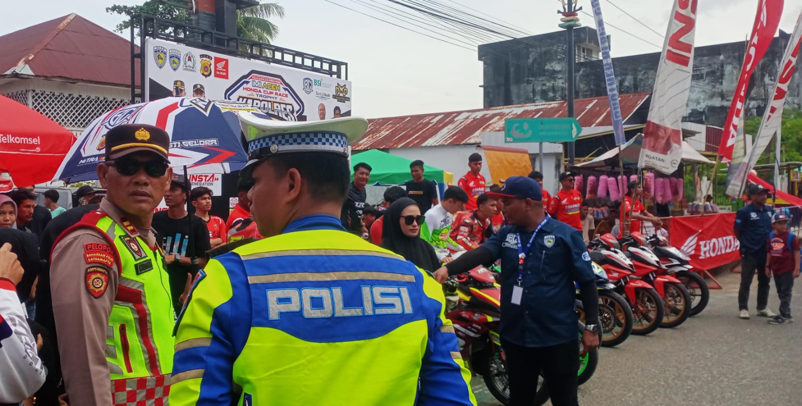 Kapolres Aceh Barat Buka Kejuaraan Provinsi Balap Motor IMI Aceh Honda Cup Race