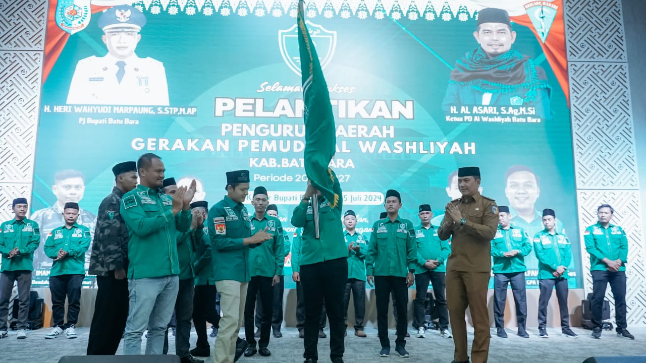 Pj. Bupati Batu Bara Hadiri Pelantikan Pengurus Al-Washliyah Periode 2024 – 2027