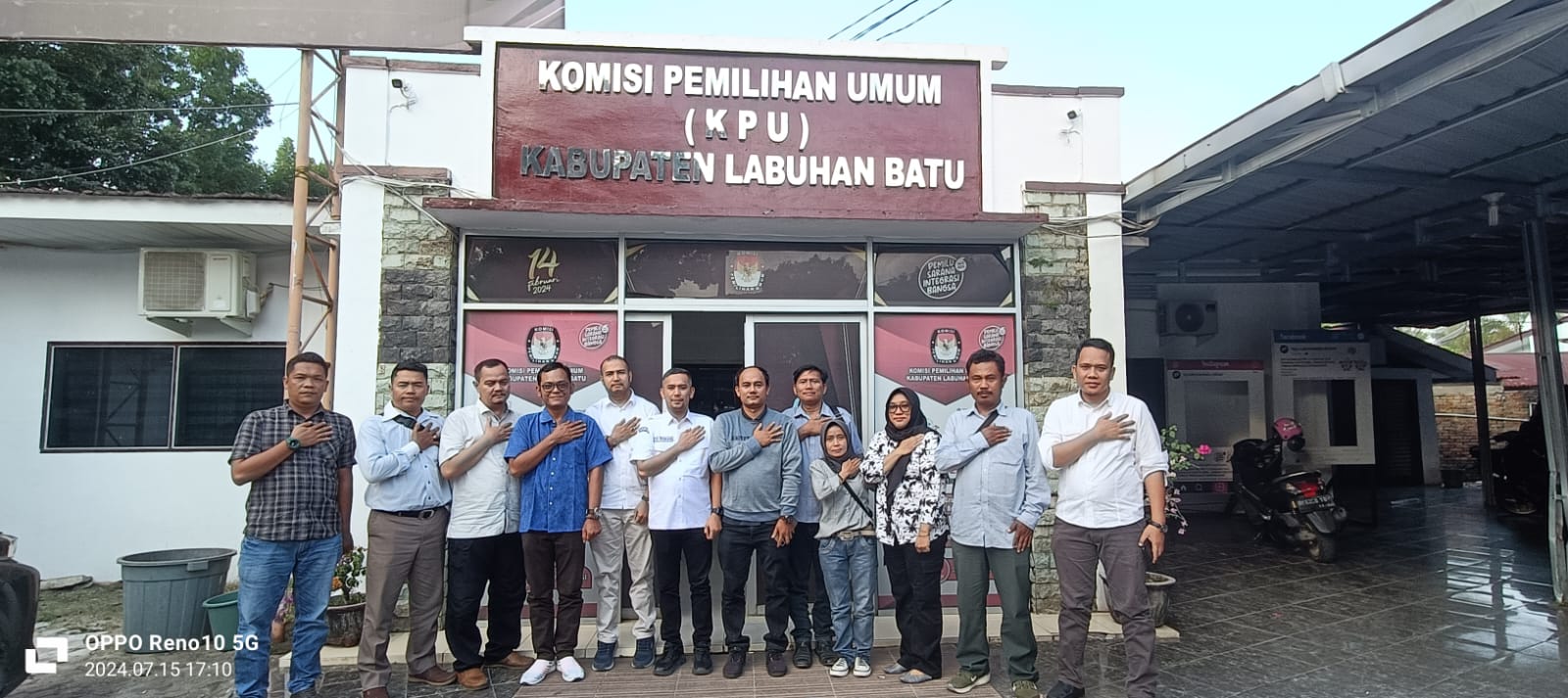 Jelang Pemilukada, SMSI Labuhanbatu Raya Gelar Audiensi Ke KPUD Labuhanbatu.