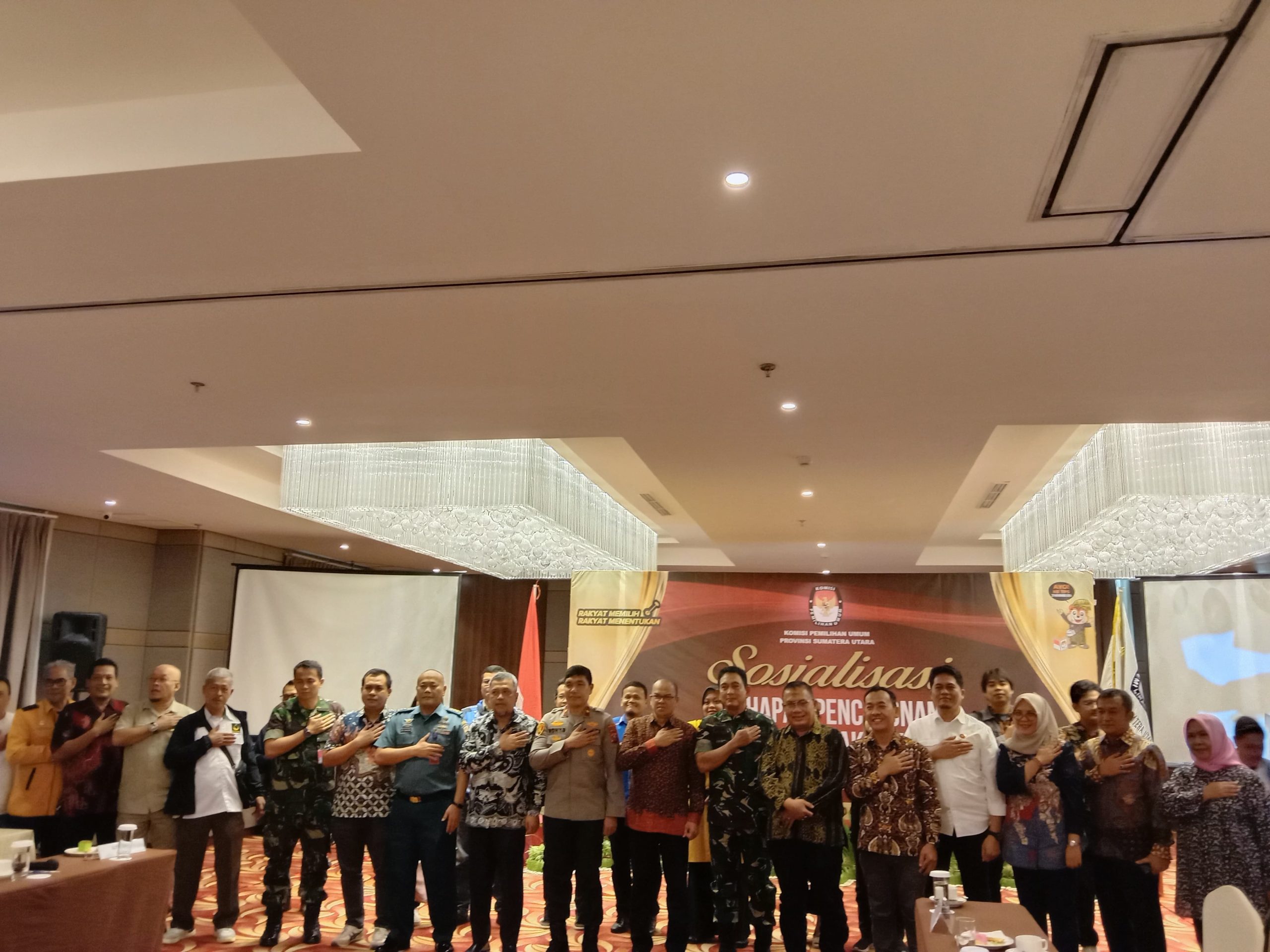 KPU Sumut Sosialisasi Tahapan Pencalonan Gubernur dan Wakil Gubernur Sumut 2024