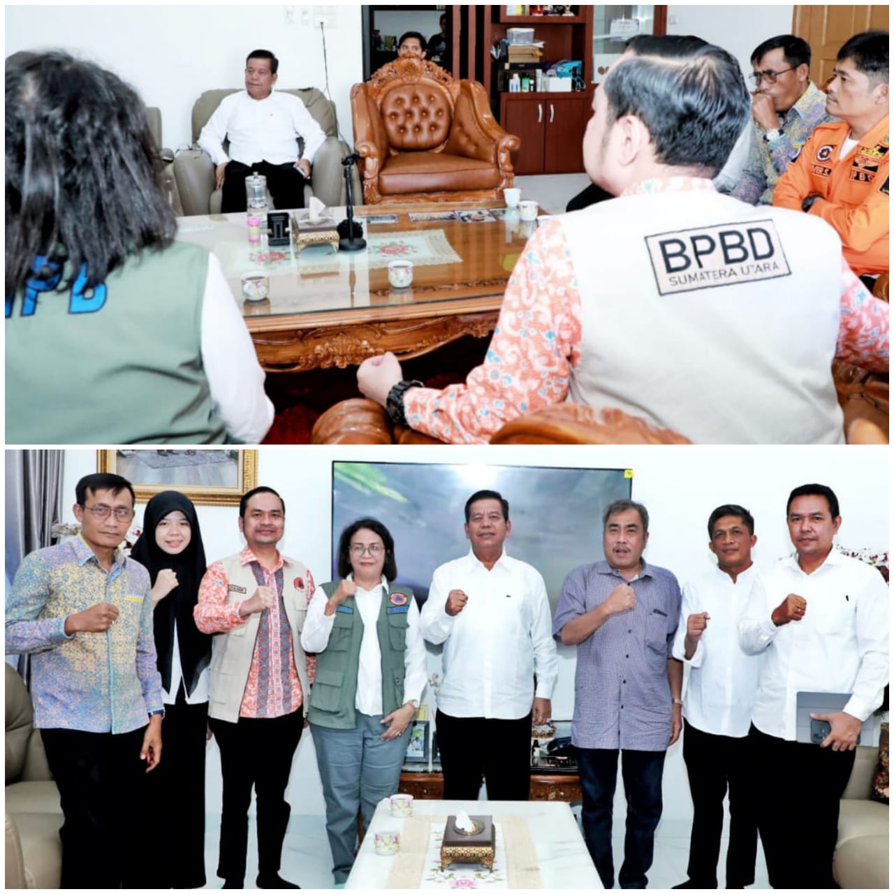 Bupati Simalungun Terima Kunjungan Kepala Subdirektorat Perencanaan Pendanaan BNPB Pusat