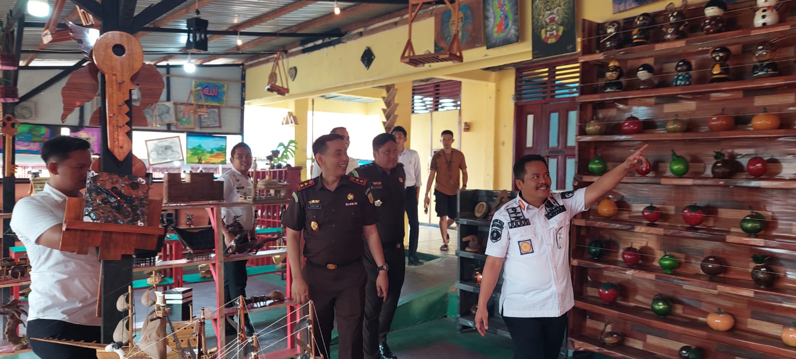 Bangun Sinergitas, Kajari Inhu Kunjungi Rutan Kelas IIB Rengat 