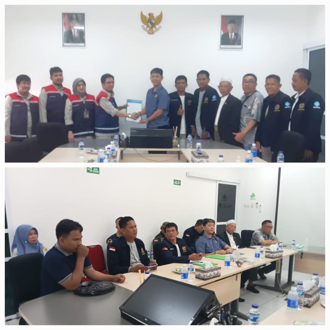 PWI Ogan Ilir Gelar Audiensi Dengan PT. Hutama Karya, Bersama Himbau Keselamatan Masyarakat Dalam Berkendara Di Jalan Tol