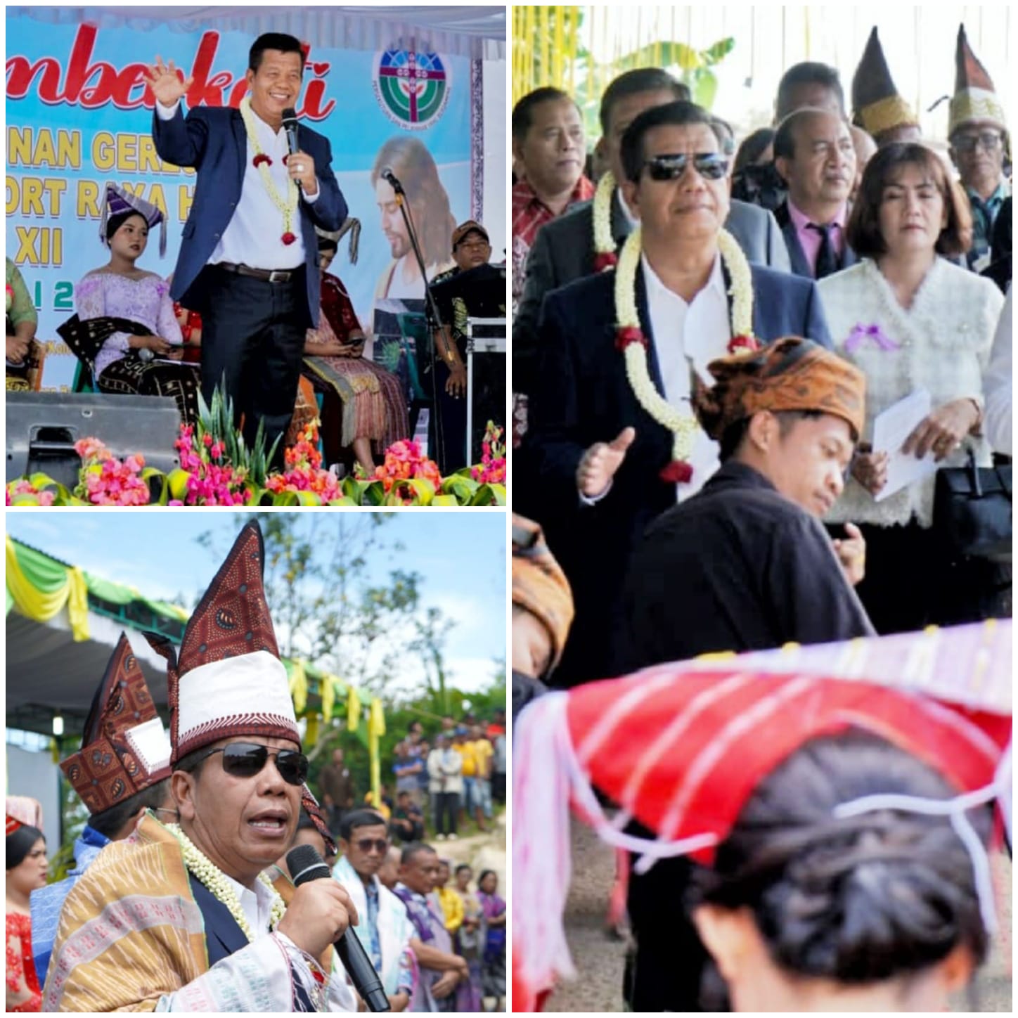 Bupati Simalungun Hadiri Pesta Pembangunan GKPS Jandi Raya