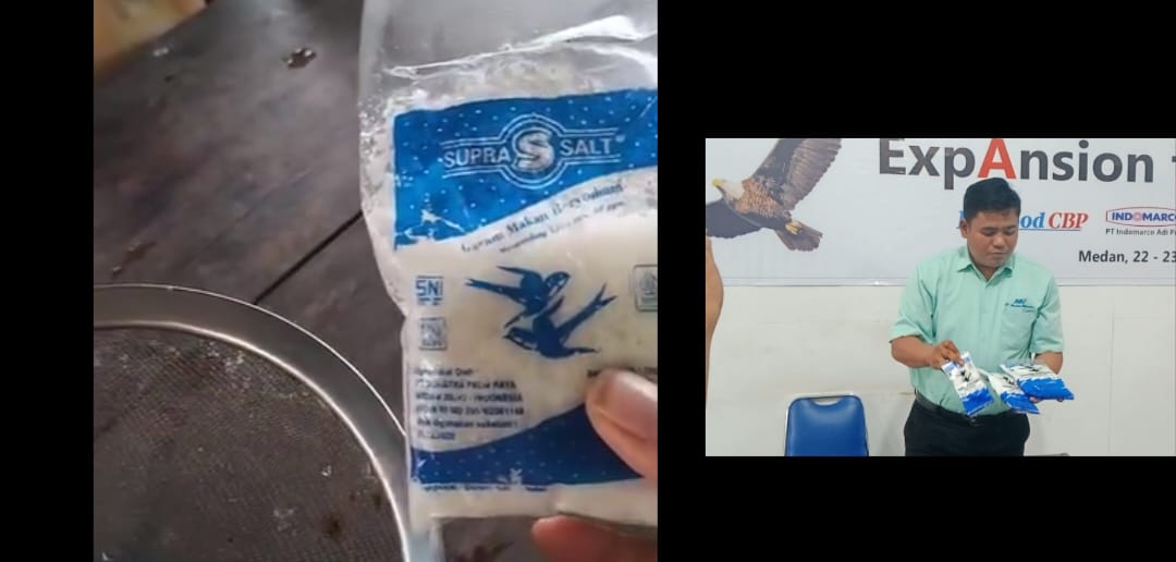 Beredar Video Garam Bermerek Supra Salt diduga Bercampur Kaca