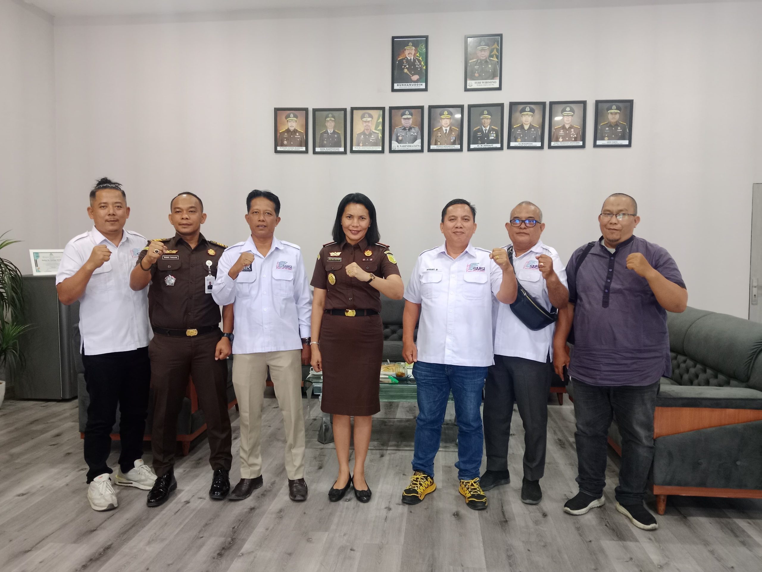 Kajari Sergai Sambut Hangat Kedatangan SMSI