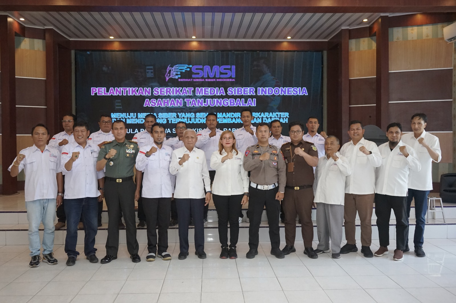 Bupati Asahan Hadir Pelantikan Pengurus SMSI Asahan – Tanjung Balai