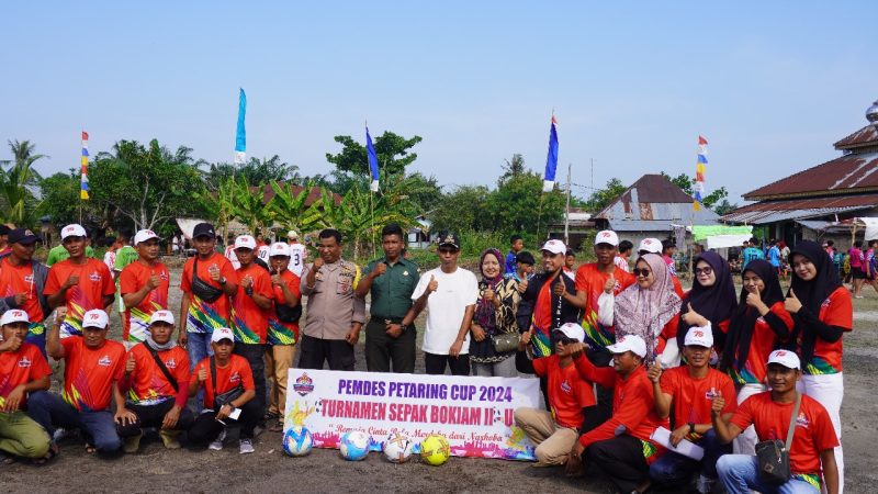 Kades Indra Resmi Buka Turnamen Bokiam II U15 Pemdes Petaring Cup 2024