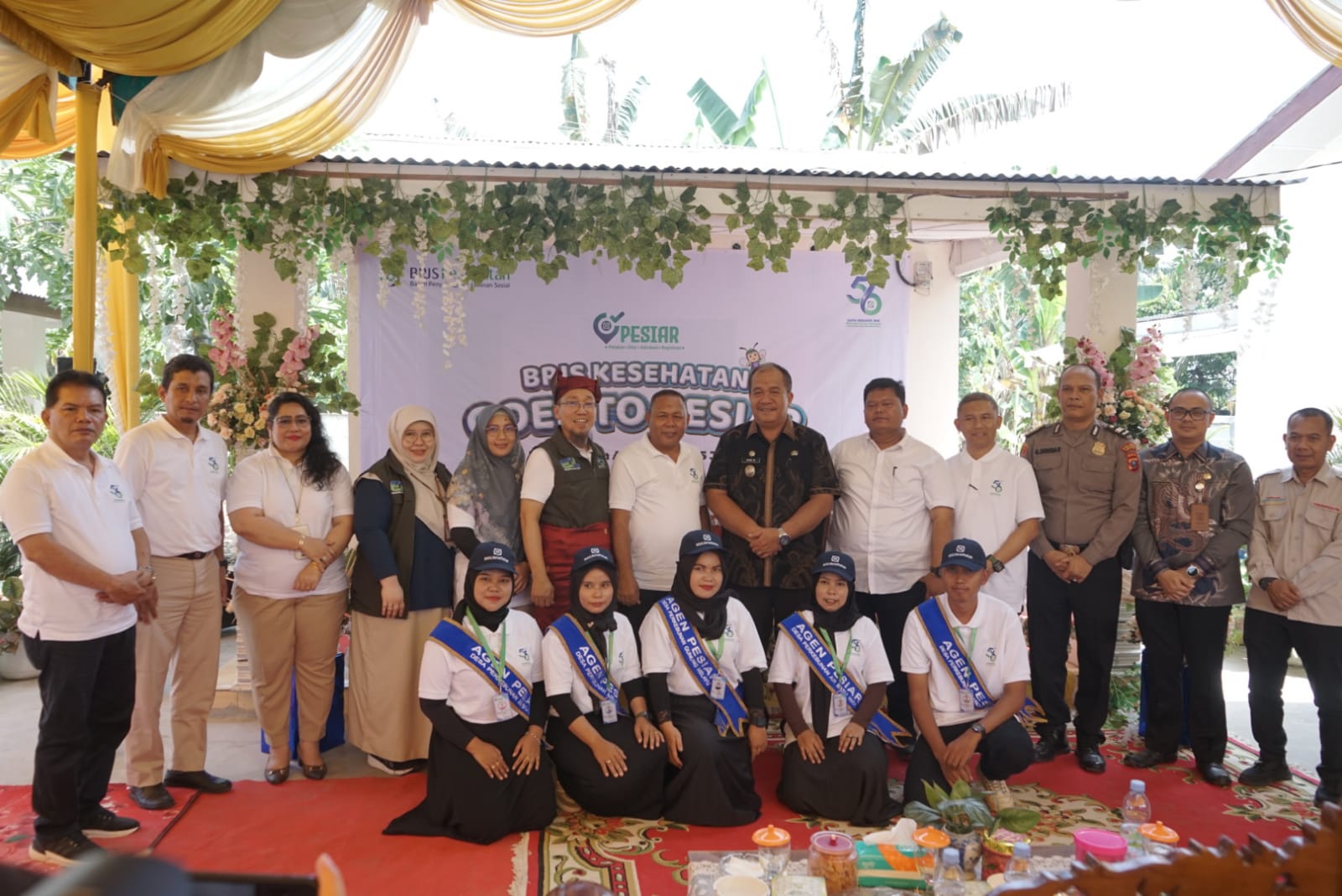 Wakil Bupati Asahan Hadiri HUT Ke 56 BPJS Kesehatan Goes To PESIAR